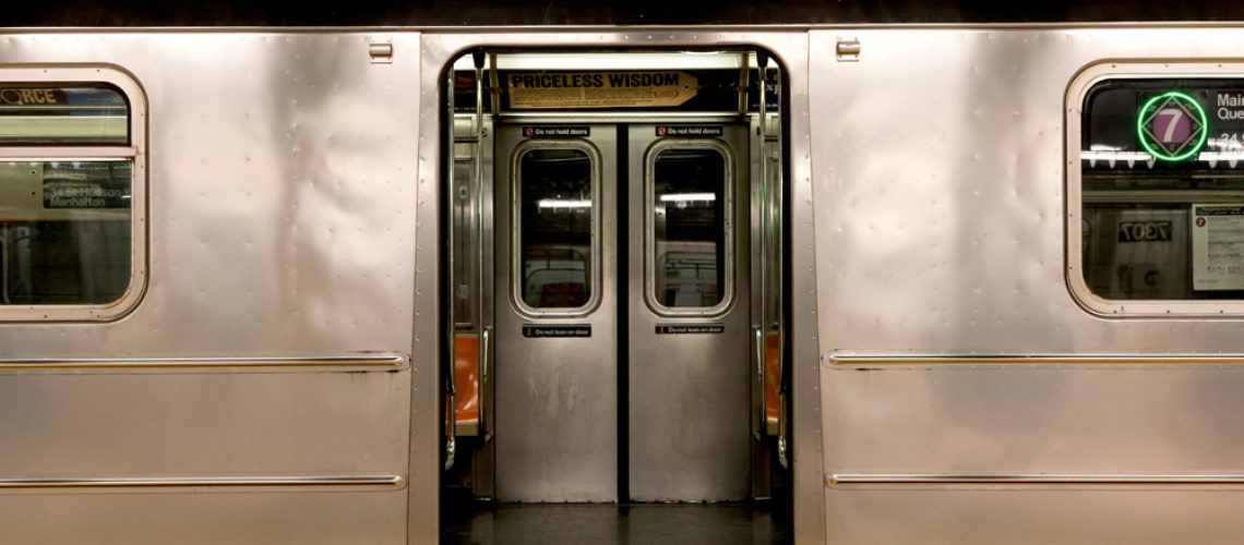 Interior del metro de Nueva York